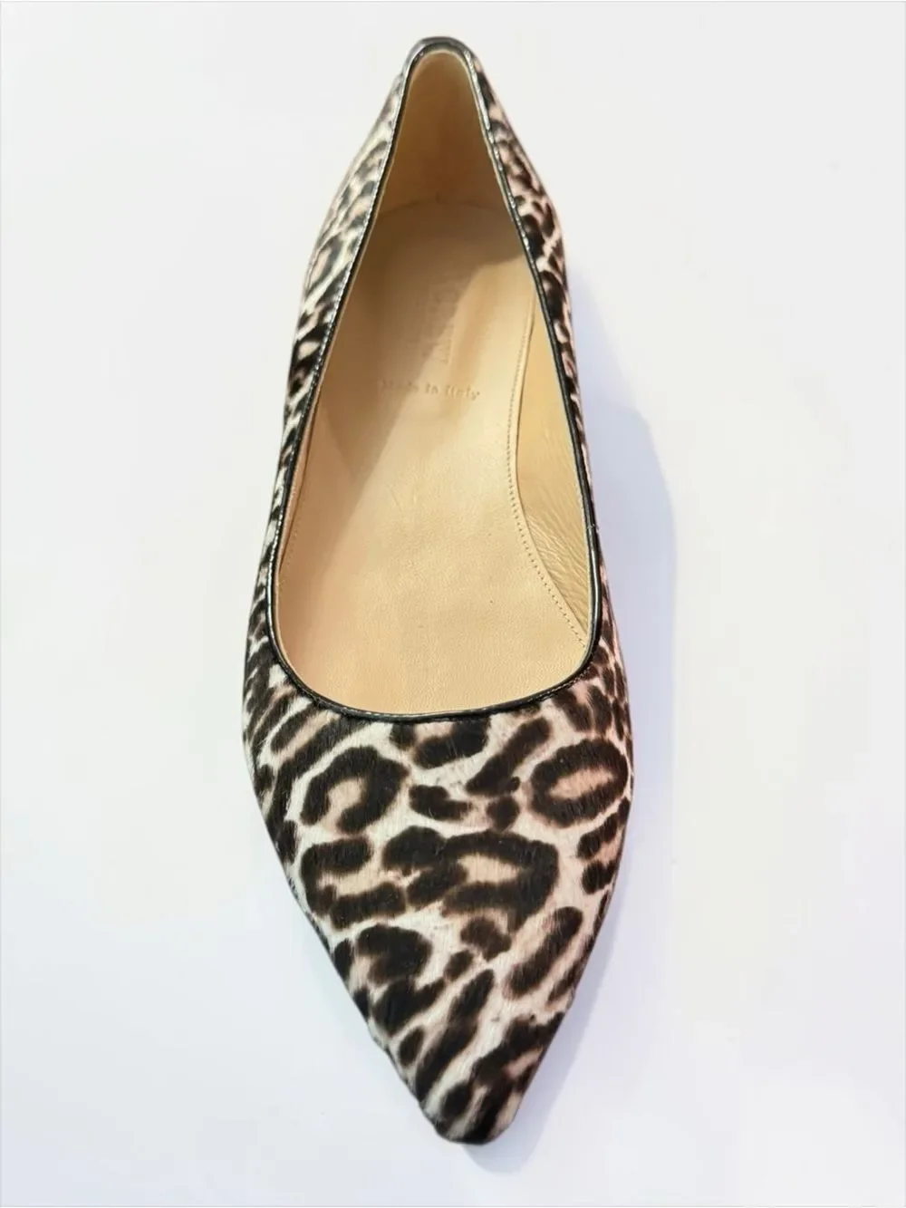 J. Crew Viv Calf Hair Flats Leopard Cheetah 9.5 NWT